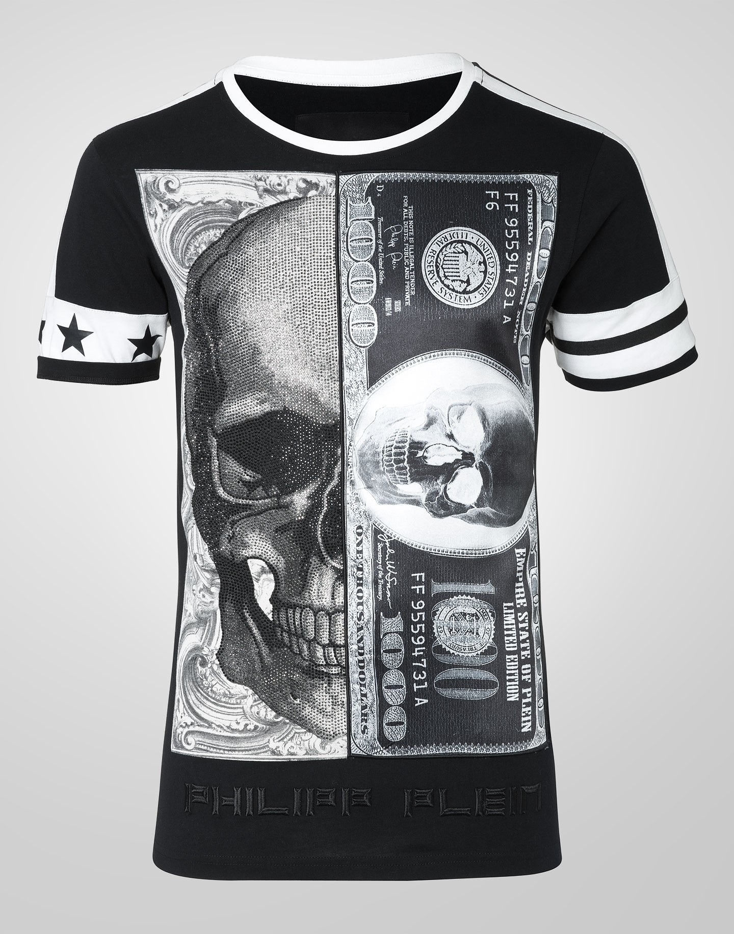 Camiseta Calavera y billete Philipp Barcelona