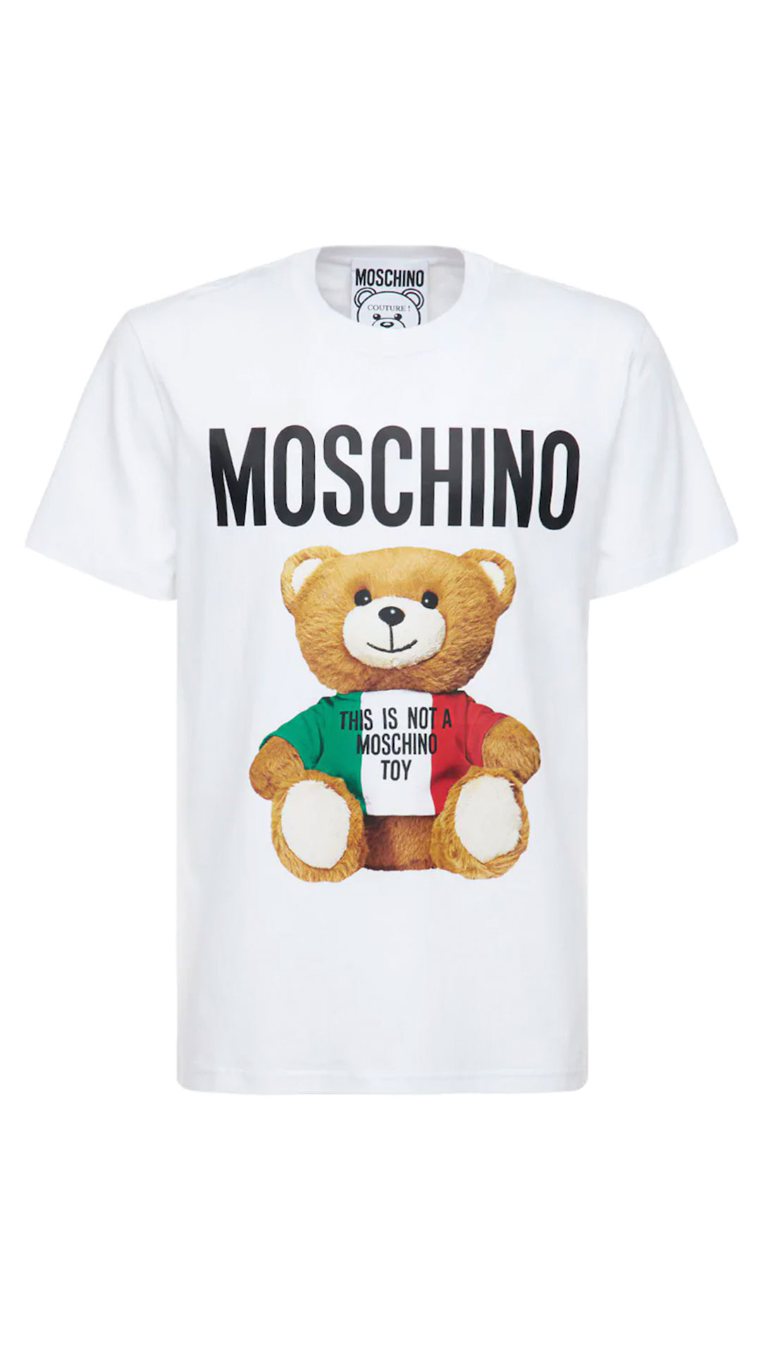 Moschino Pagliaccetto Con Logo e Teddy MUY05X In Cotone