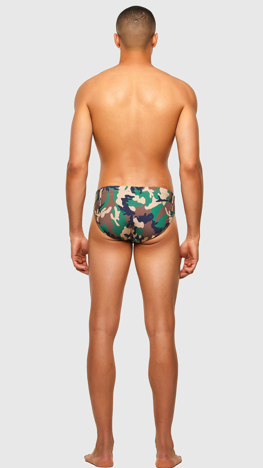 Bañador diesel estampado de camuflaje