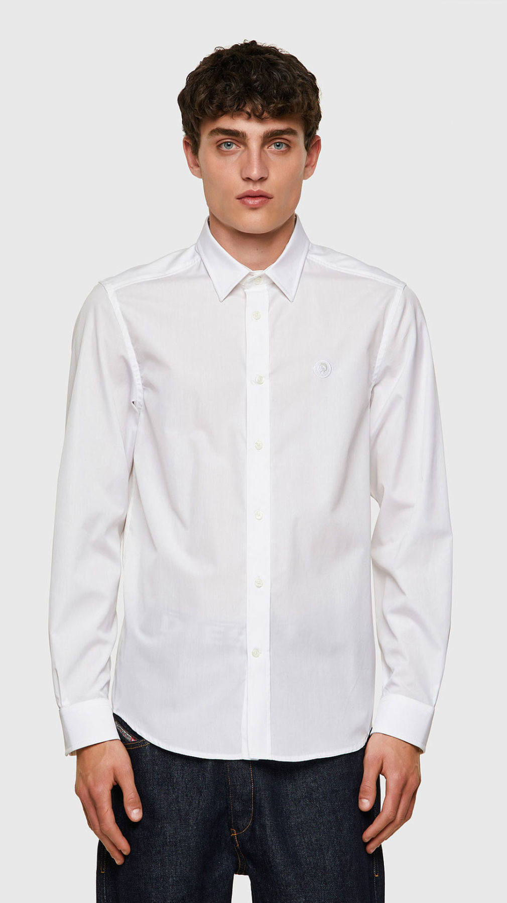 Camisa Diesel básica con logotipo Mohawk