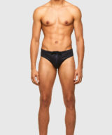 Bañador diesel modelo slip logo parte trasera