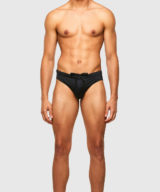 Bañador diesel modelo slip logo parte trasera