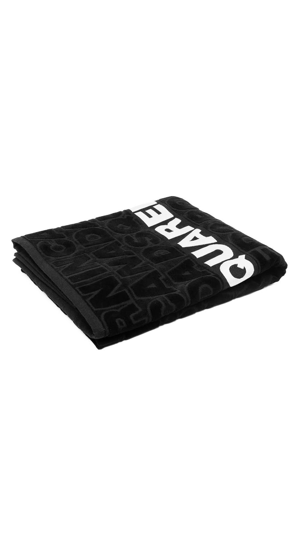 Toalla dsquared2 con logo en jacquard