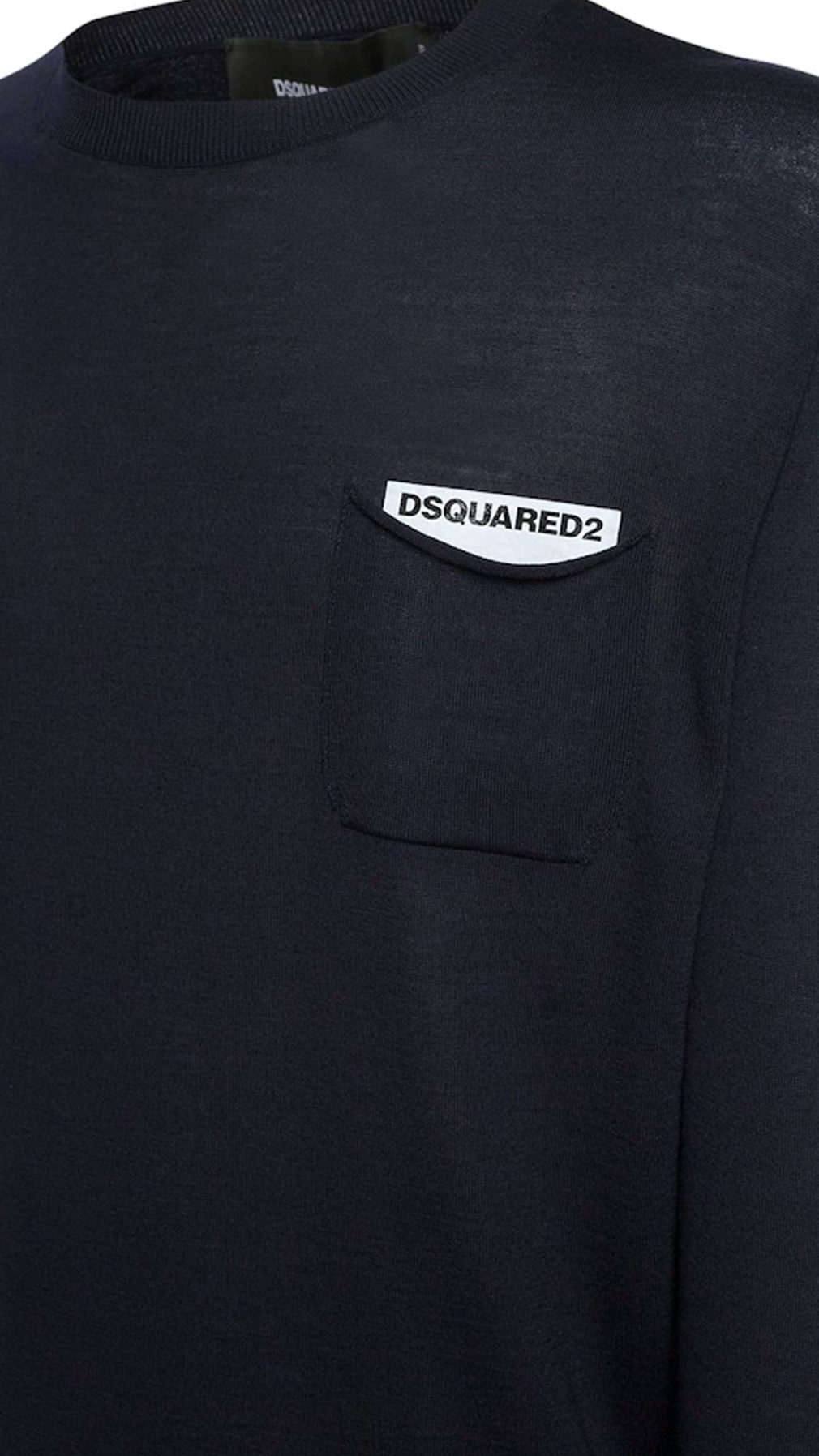 Jersey Dsquared2 logo en bolsillo