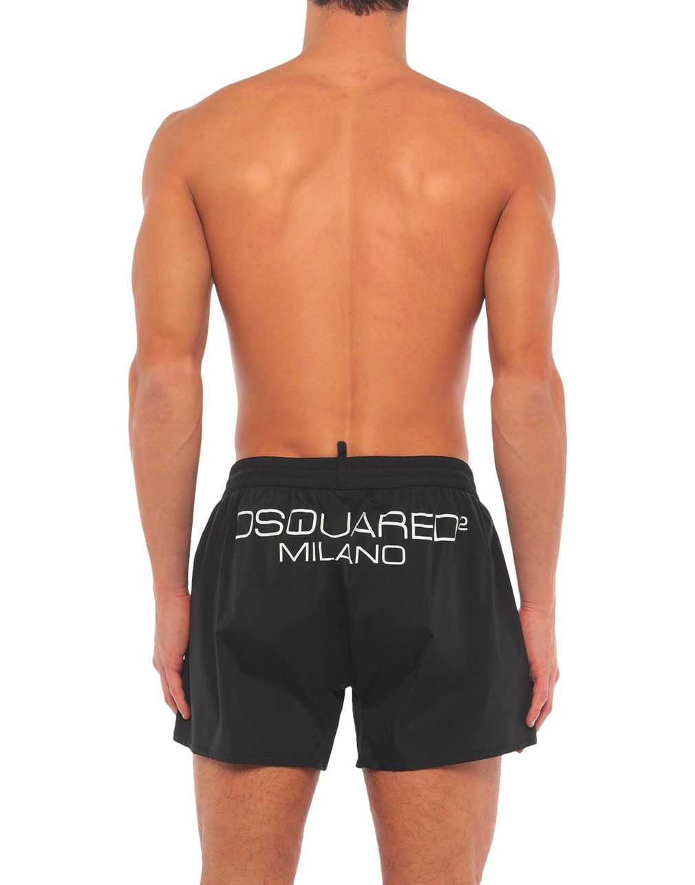 Bañador dsquared2  milano largo medio logo parte trasera