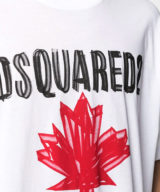 Camiseta Dsquared2 Logo hoja Canadá