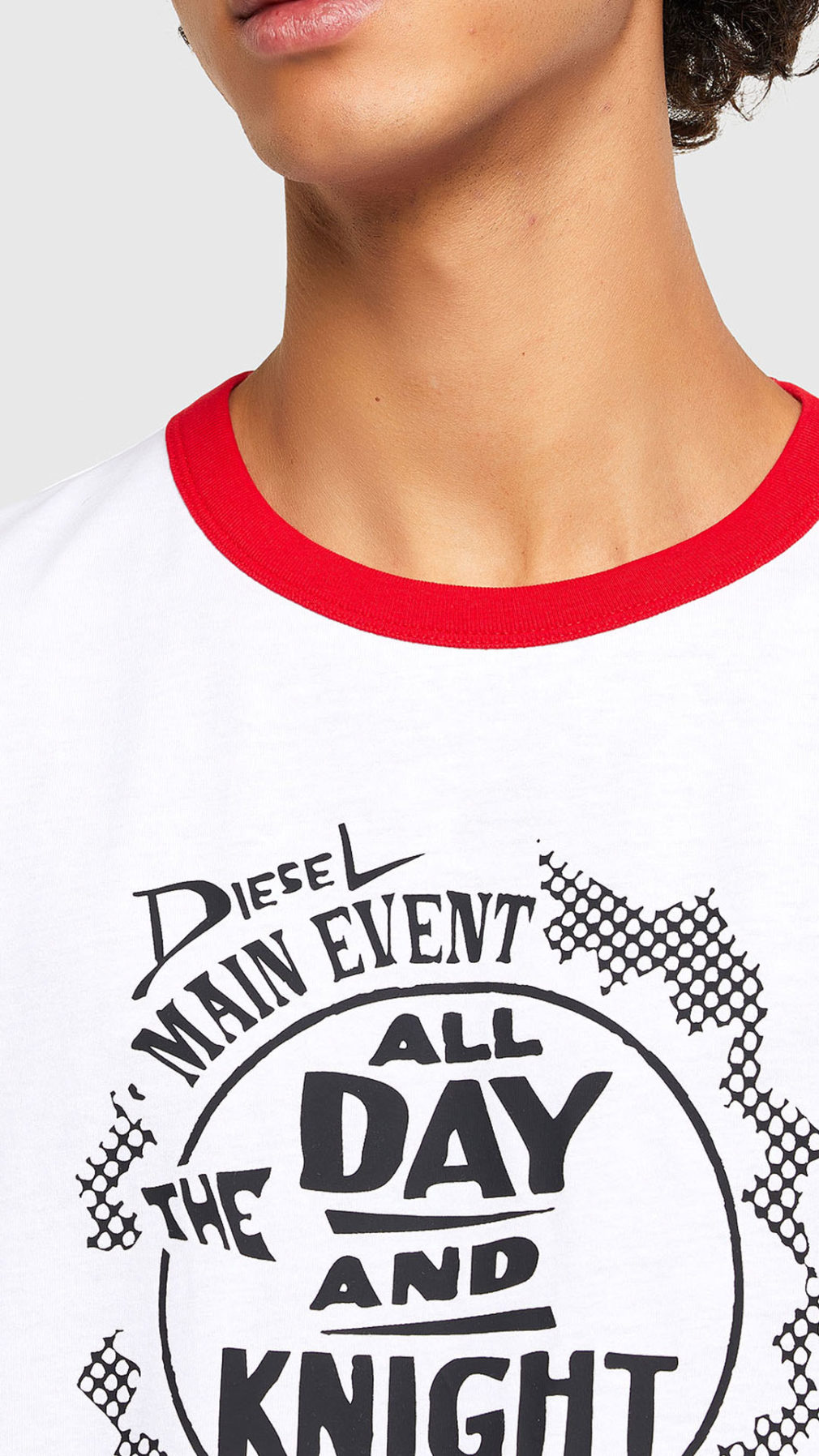 Camiseta diesel manga corta logo