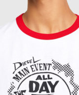Camiseta diesel manga corta logo
