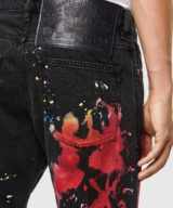 Jeans diesel slim con estampado de colores.