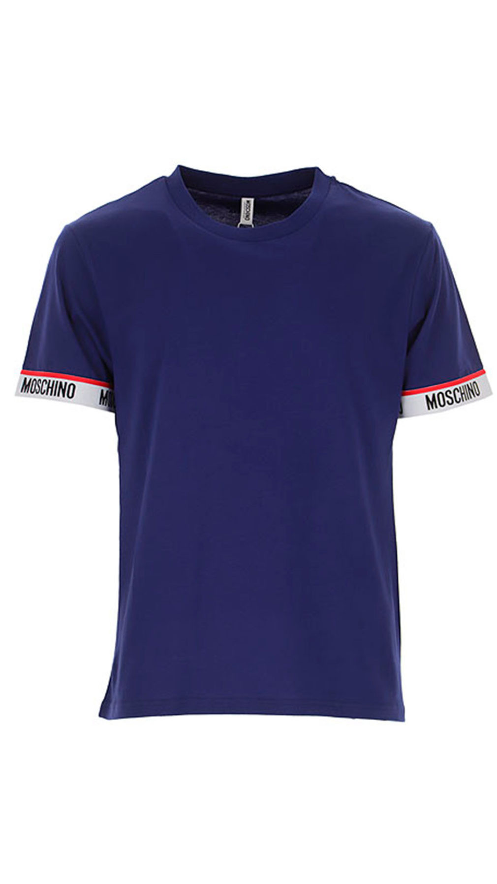 Camiseta moschino manga corta con logo en manga