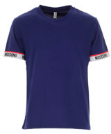 Camiseta moschino manga corta con logo en manga