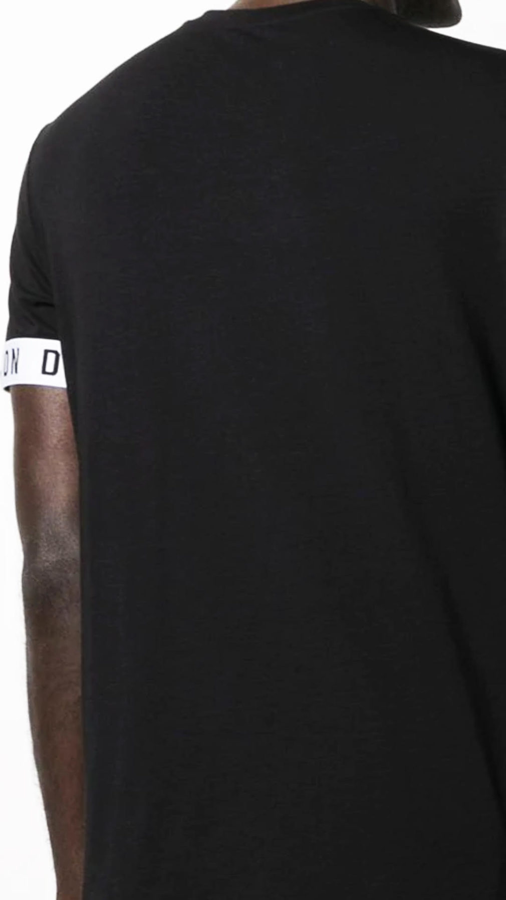 Camiseta dsquared2 manga corta con logo en manga