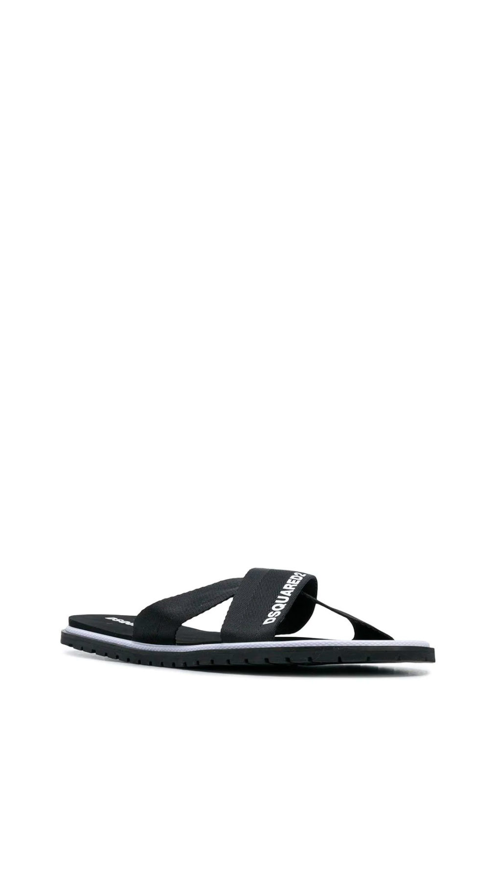 Chancla dsquared2 logo en la cinta