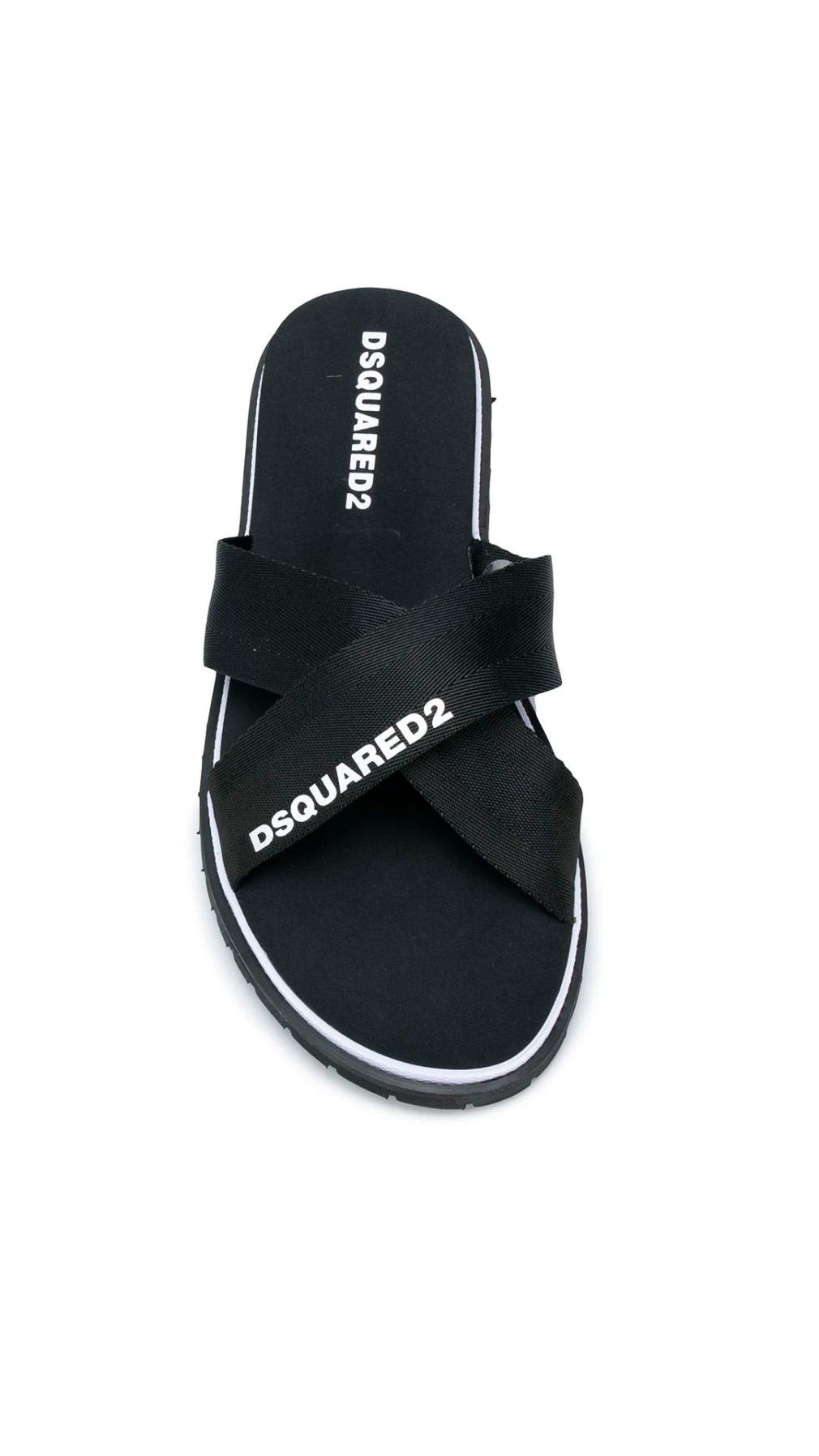 Chancla dsquared2 logo en la cinta