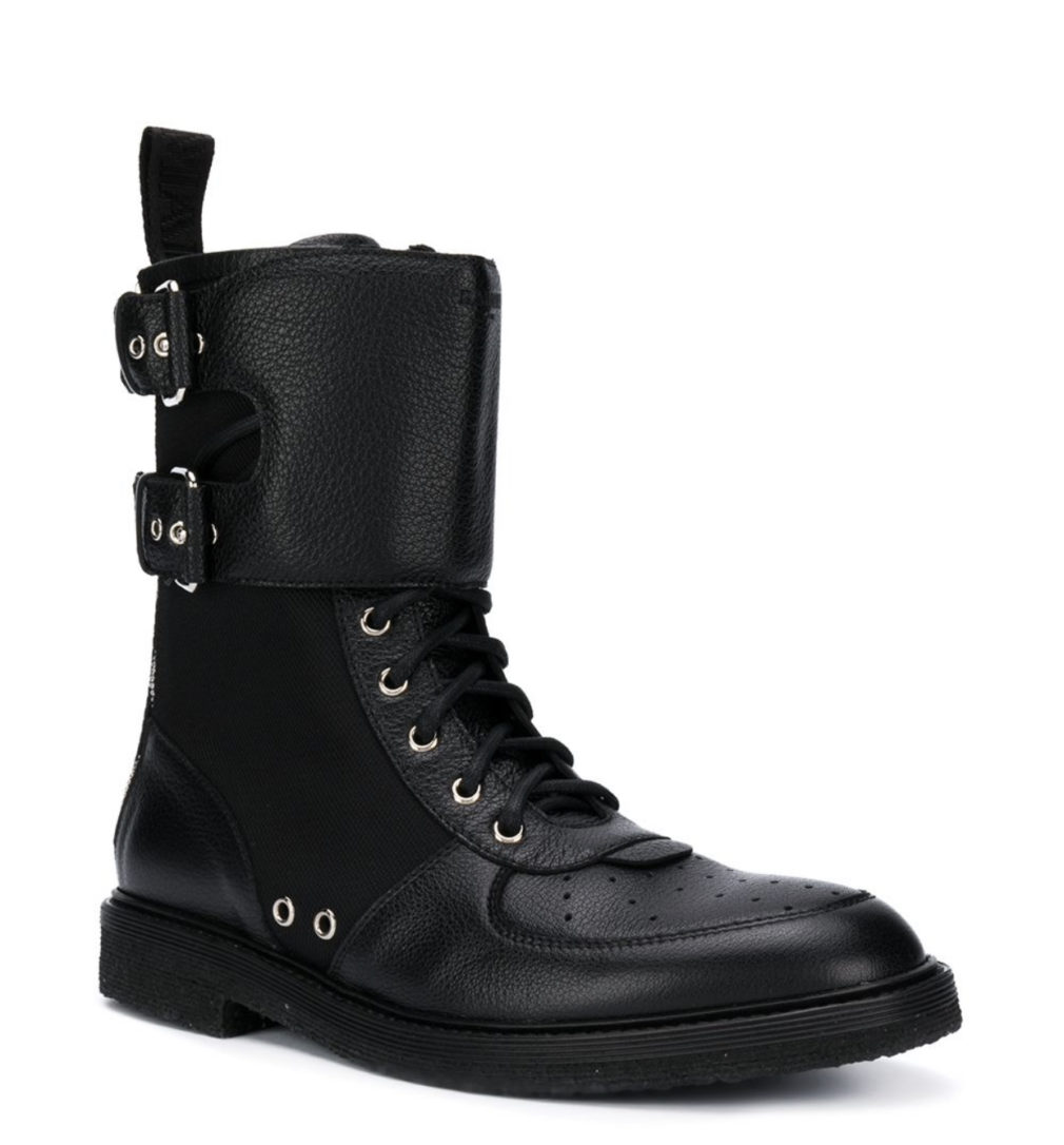 Bota balmain con logo en parte delantera