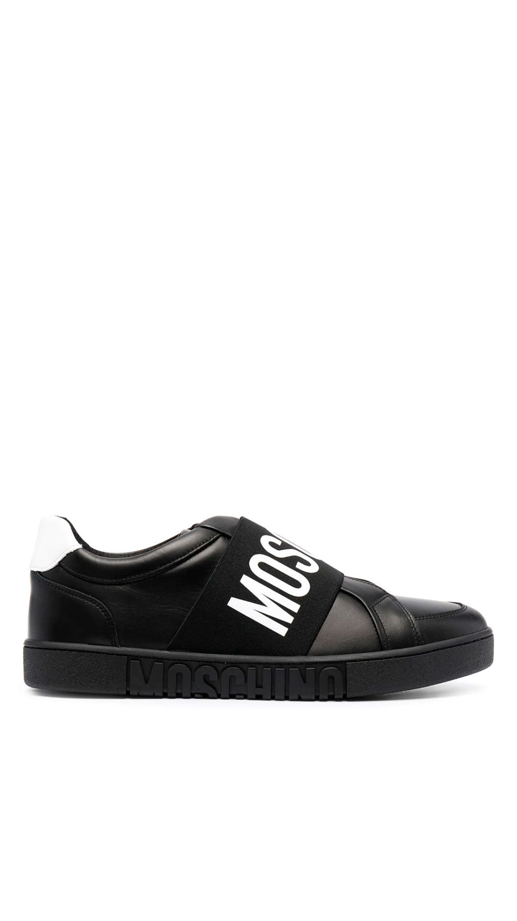 Tenis moschino logo en goma