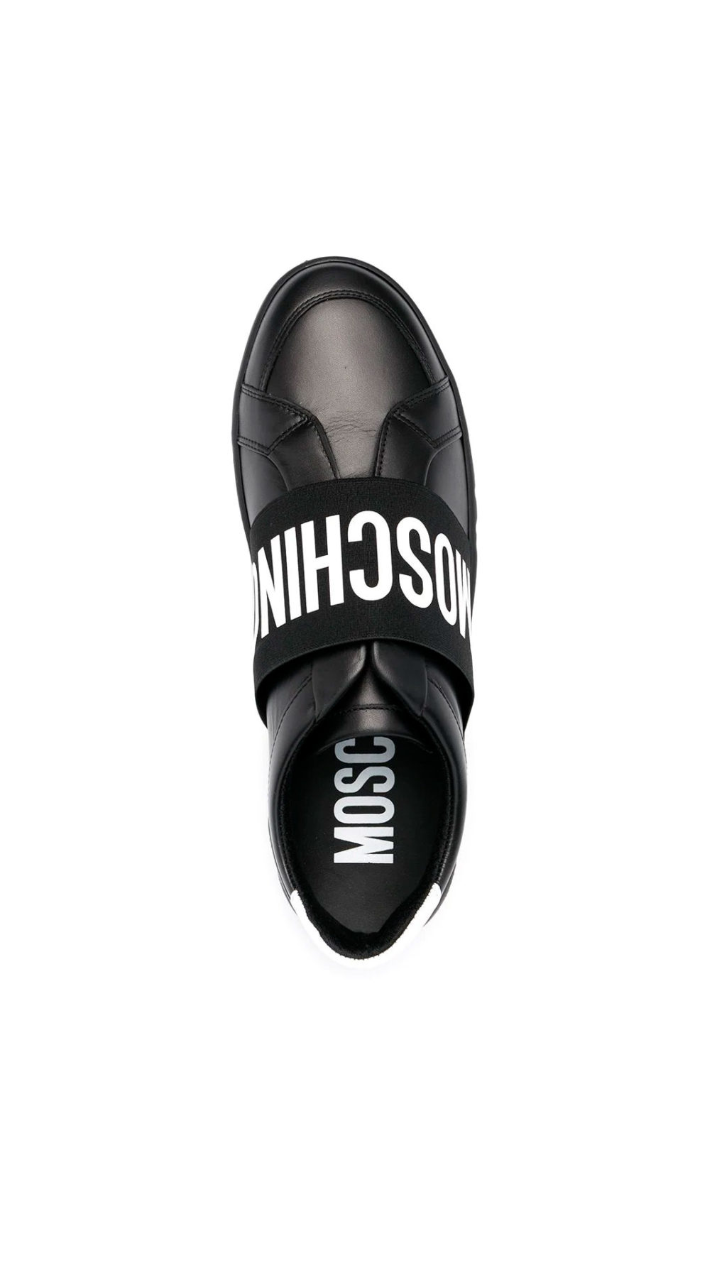 Tenis moschino logo en goma