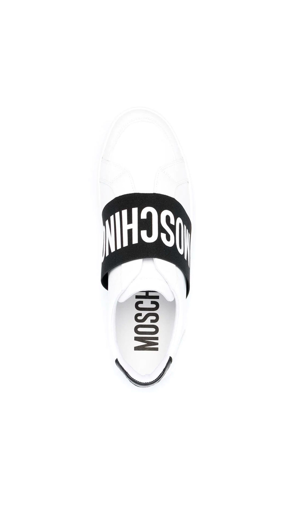 Tenis moschino con logo en goma