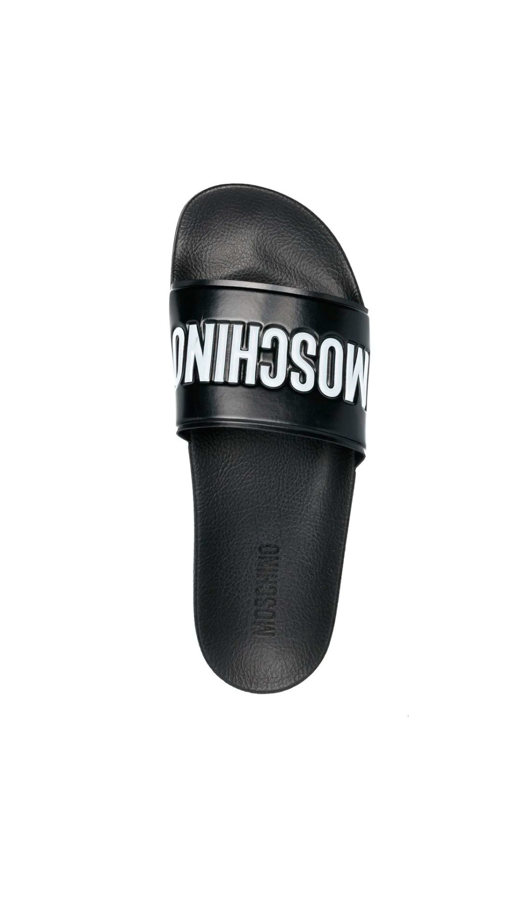 Chancla moschino con logo