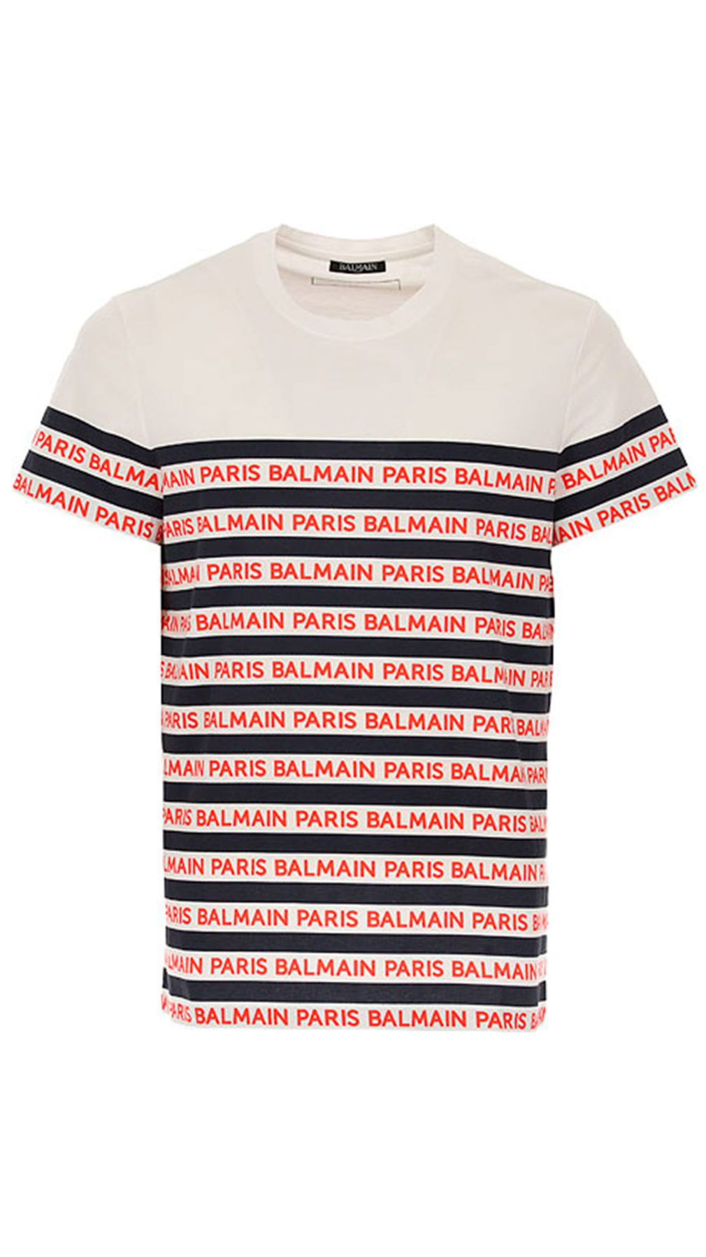 Camiseta balmain manga corta logo