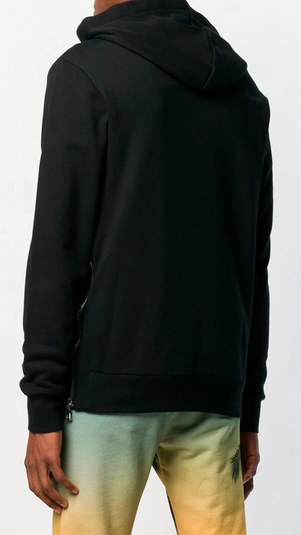 Sudadera balmain con capucha logo en ajustadores