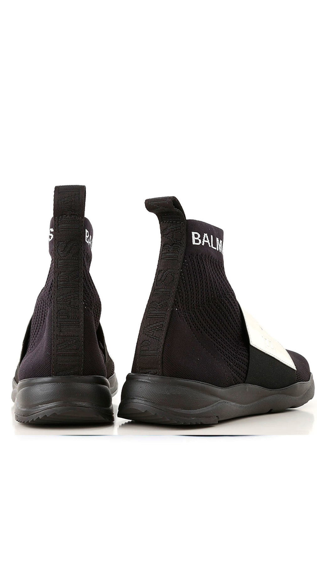 Deportiva balmain alta de calcetin