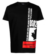 Camiseta dsquared2 con estampado gráfico