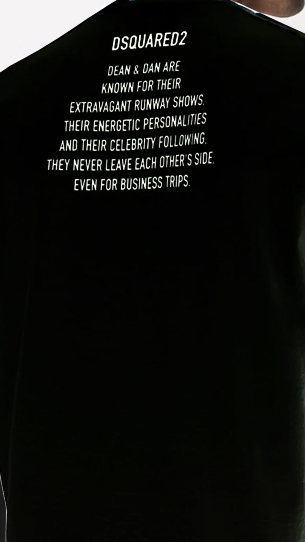 Camiseta dsquared2 con estampado gráfico