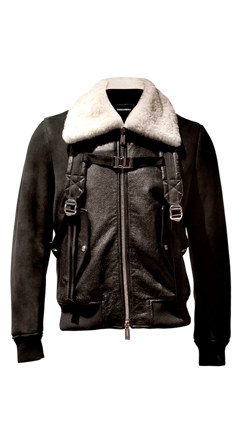 Chaqueta de piel Dsquared2