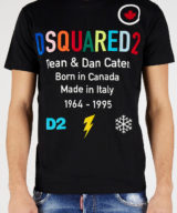 Camiseta Dsquared2 logo multi color