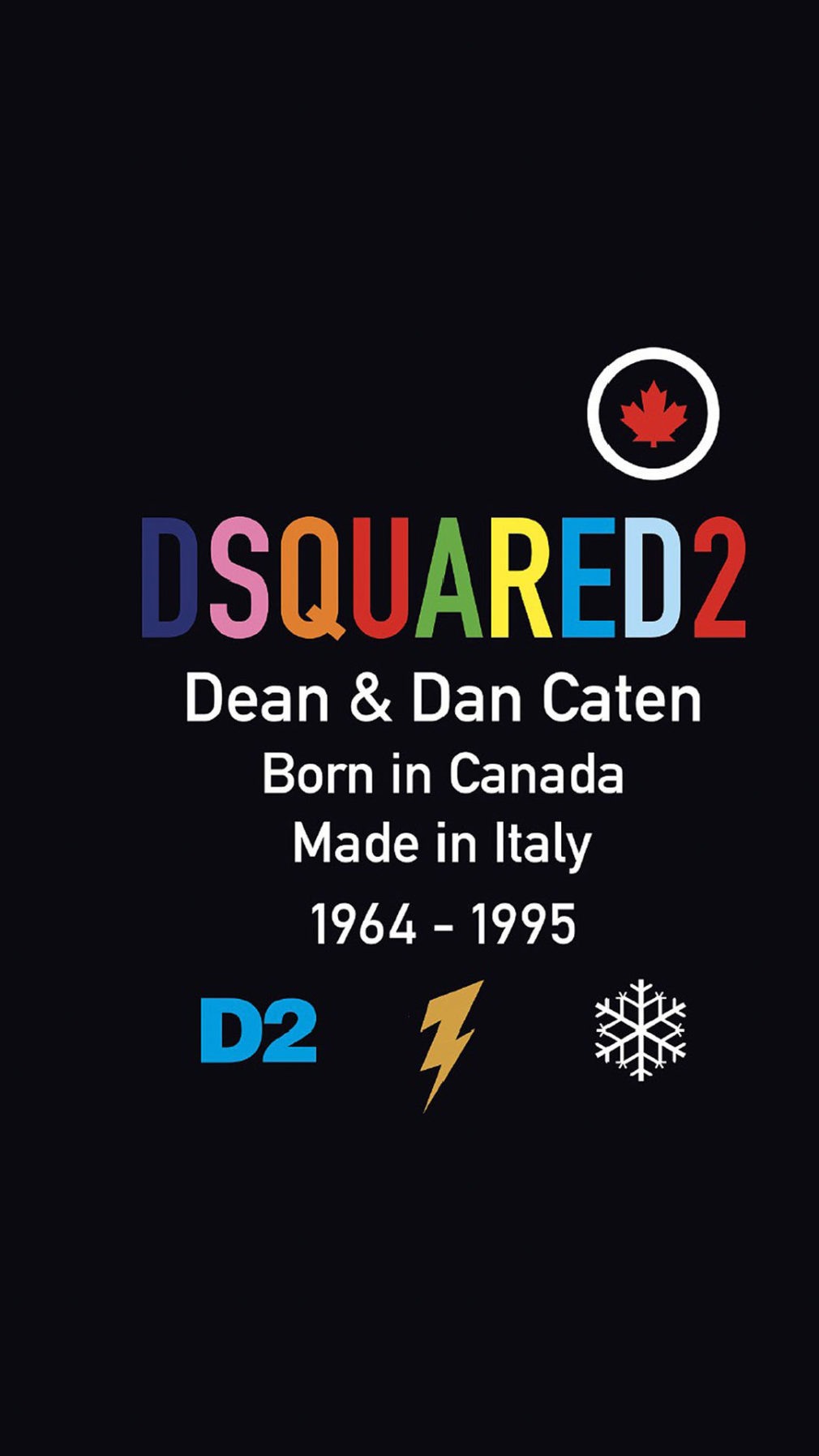 Camiseta Dsquared2 logo multi color