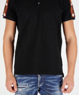 Polo Dsquared2 cinta con logo en el hombro