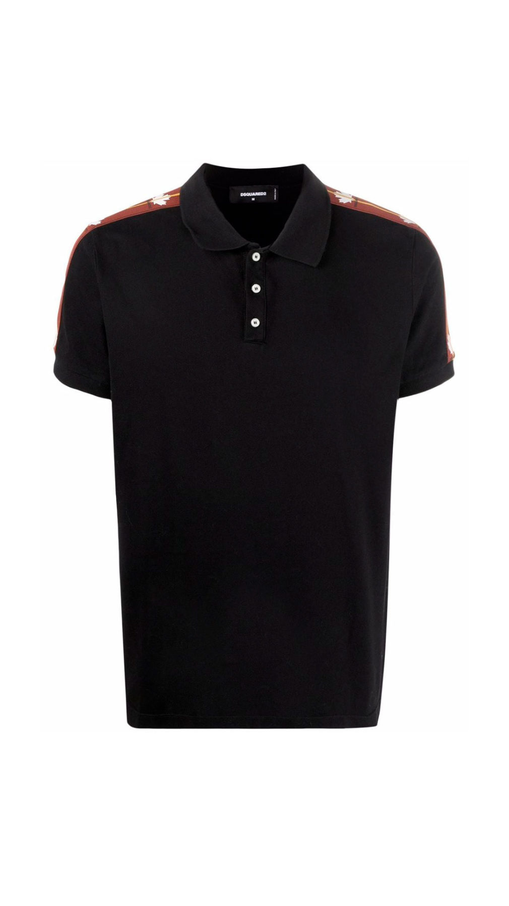 Polo Dsquared2 cinta con logo en el hombro