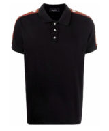 Polo Dsquared2 cinta con logo en el hombro
