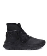 Deportiva balmain alta con tiras logo grabado