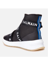 Deportiva balmain con tiras logo grabado