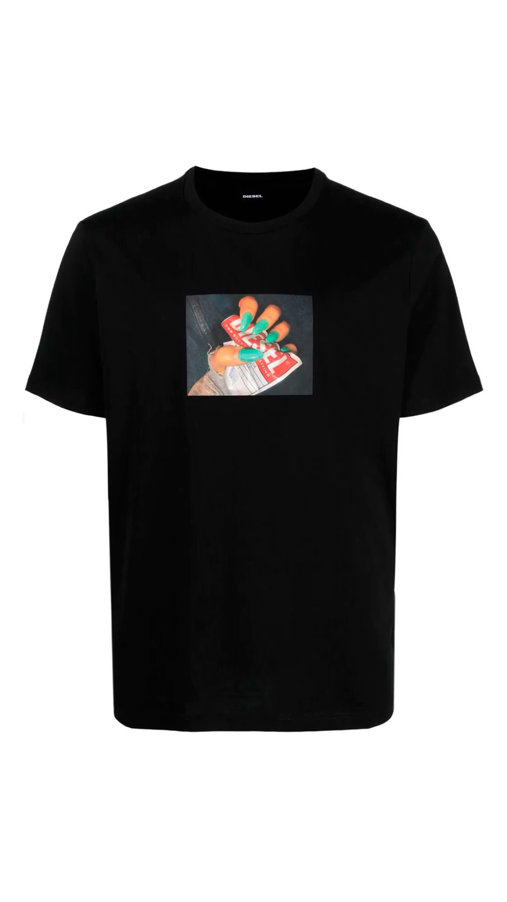 Camiseta diesel manga corta foto garra
