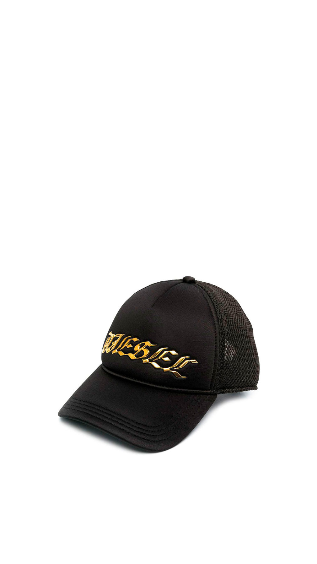 Gorra diesel de béisbol con letras metalizadas