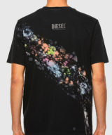 Camiseta diesel manga corta estampado colores