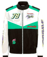 Chaqueta diesel convertible en nailon multicolor