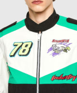 Chaqueta diesel convertible en nailon multicolor