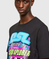 Camiseta diesel manga corta estampado gráfico