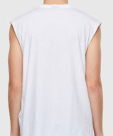 Camiseta diesel sin mangas estampado engomado