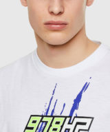 Camiseta diesel sin mangas estampado engomado