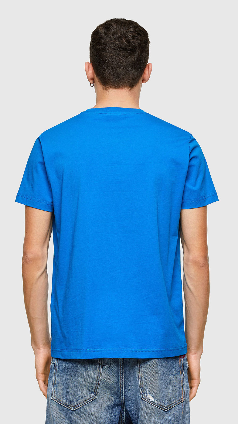 Camiseta diesel manga corta logo en la parte delantera