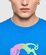 Camiseta diesel manga corta logo en la parte delantera