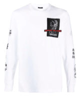 Camiseta diesel manga larga con estampado