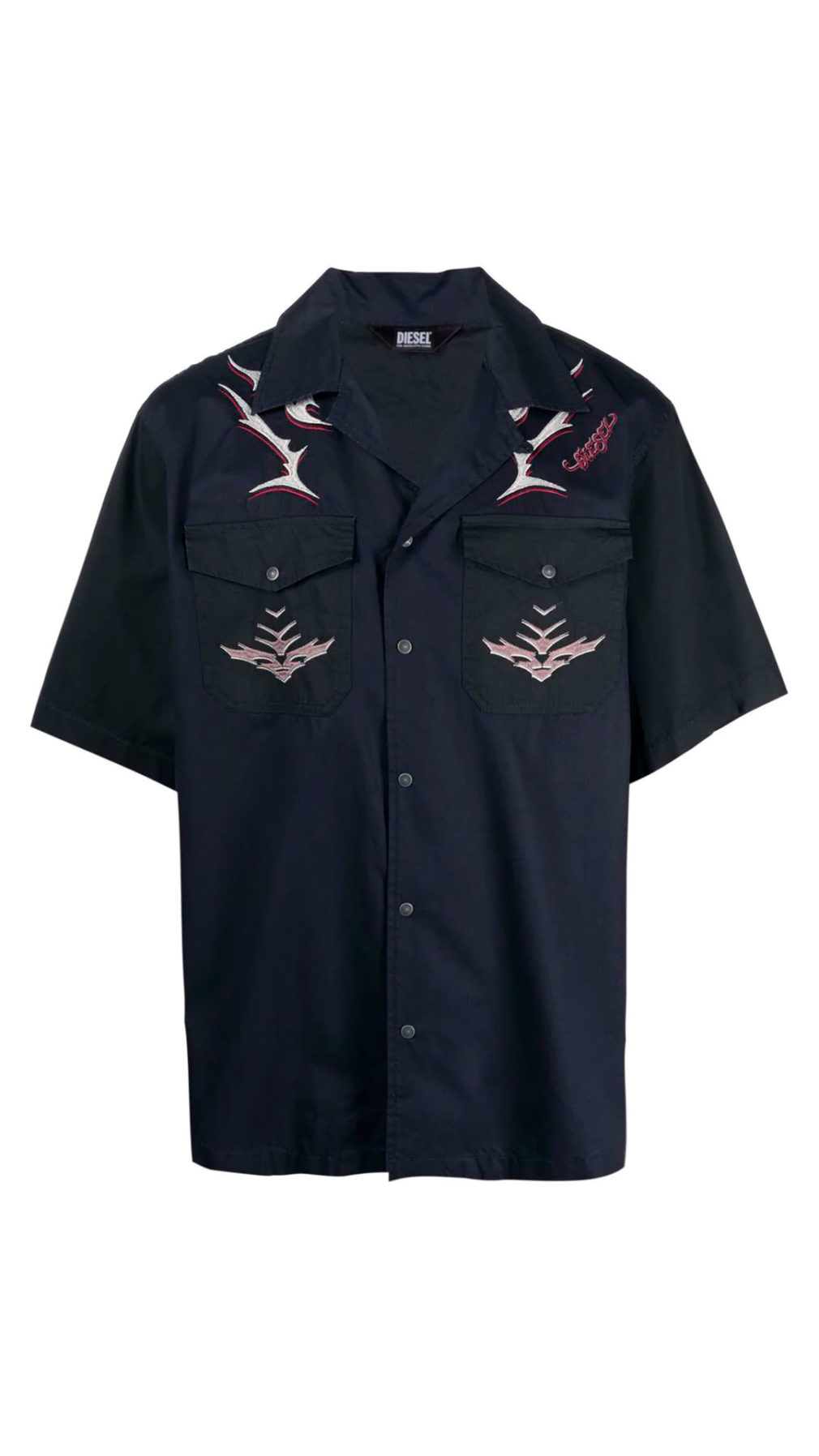 Camisa diesel bowling con logo bordado