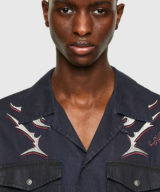 Camisa diesel bowling con logo bordado