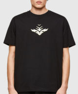 Camiseta diesel manga corta con motivos gráficos en la espalda
